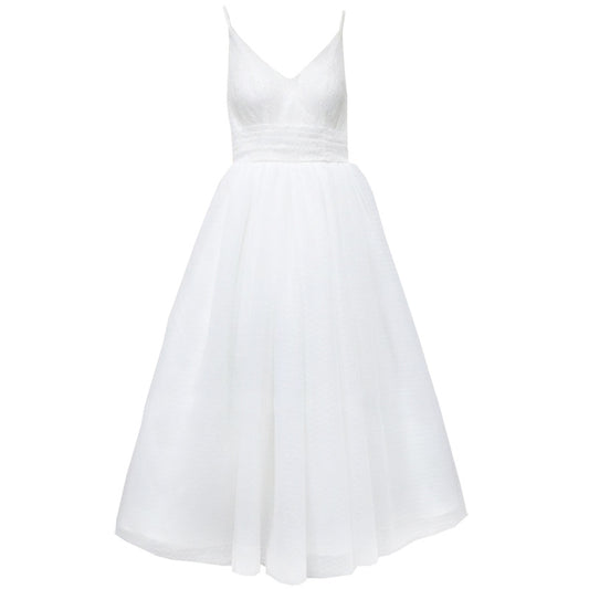 Bridal Lace Mid-length dress