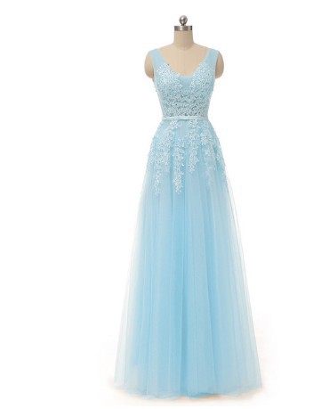 Formal bridesmaid bridal long lace dress