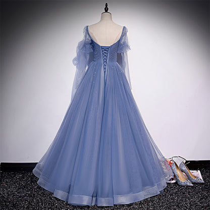 Formal Women's Blue Long Dress