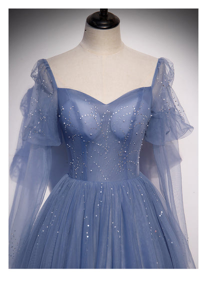 Formal Women's Blue Long Dress