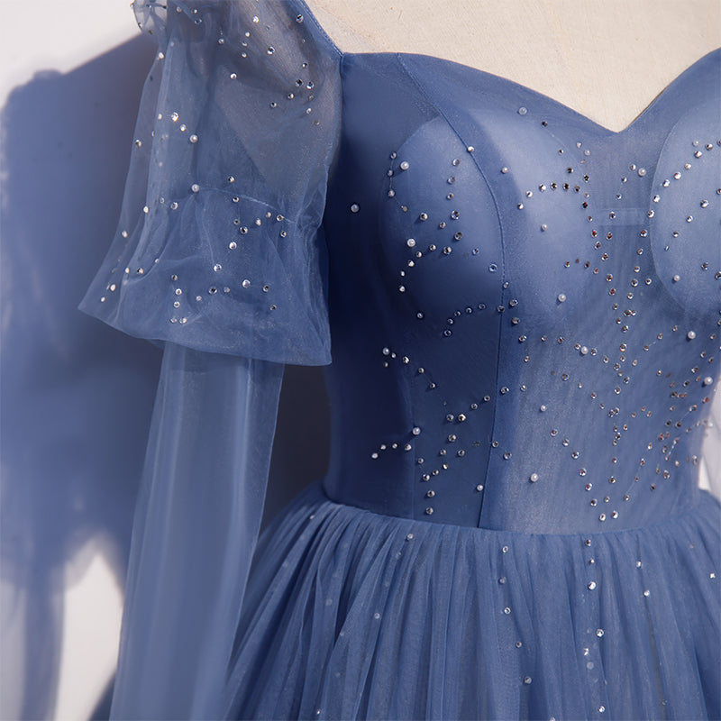 Formal Women's Blue Long Dress