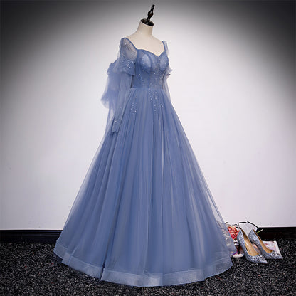 Formal Women's Blue Long Dress