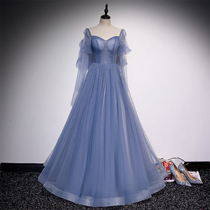Formal Women's Blue Long Dress