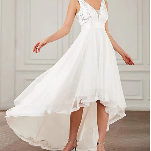 Bridesmaid Formal Sequin Dress